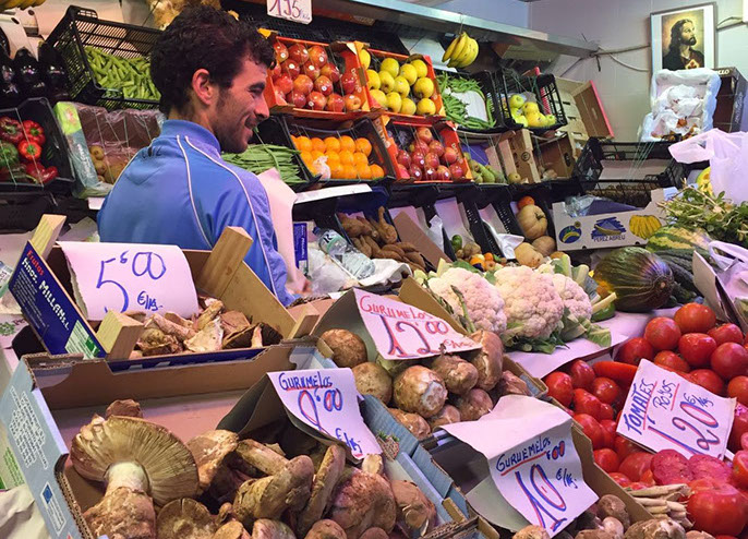 Restaurant "As de Oro" im Zentrum von El Portil