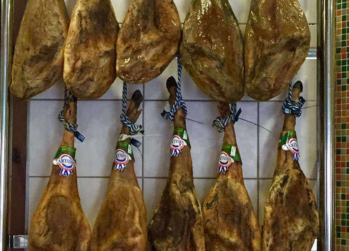 Restaurant "As de Oro" im Zentrum von El Portil